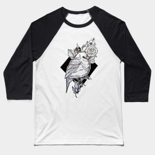 Bird Tattoo Baseball T-Shirt